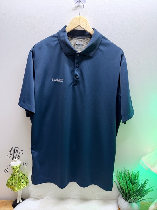 Columbia Other - Columbia Men’s Navy Tech Polo Golf Everyday Summer Cool Shirt ⛳️ PTP 25” Inches